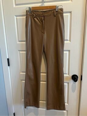 RESET Vegan Leather Bootcut Pants